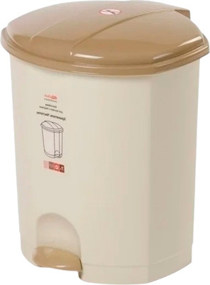 Мусорное ведро Эльфпласт ЕР110 (7л, слоновая кость/бежевый)