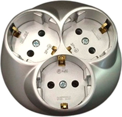 Розетка El-Bi Zena 500-001000-819 (серебристый)