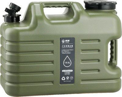 Канистра пластиковая Happy Home Со стикерпаком / HH-046B-18