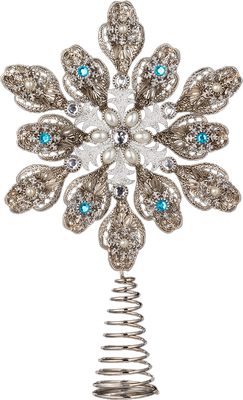 Верхушка для елки Erich Krause Decor. Ледяной цветок / 62363