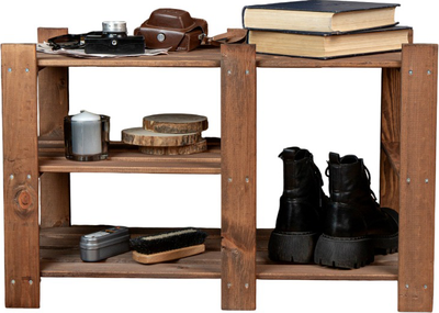 Полка для обуви Четыре Солнца S-815/1 (коричневый)