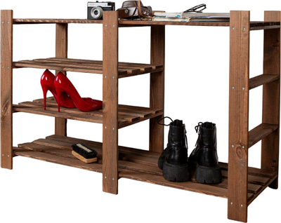 Полка для обуви Четыре Солнца S-815/2 (коричневый)