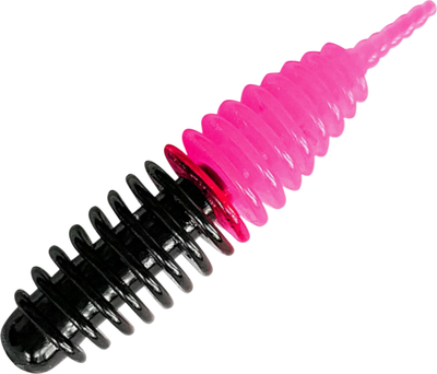Мягкая приманка Sansan Trout Lure Plamp 50 Сыр Col 17 / TLСPL50C17 (12шт, Black/Pink)
