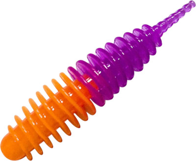 Мягкая приманка Sansan Trout Lure Plamp 50 Сыр Col 25 / TLСPL50C25 (12шт, Orange/Purple)