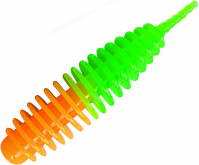 Мягкая приманка Sansan Trout Lure Plamp 65 Сыр Col 24 / TLСPL65C24 (10шт, Orange/Green)
