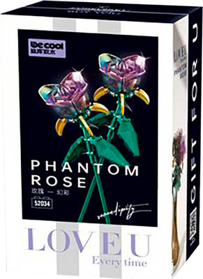 Конструктор Decool Роза в стакане / 52034_MK