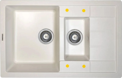 Мойка кухонная Ecoshtein Rechteck 781.5 (жасмин)