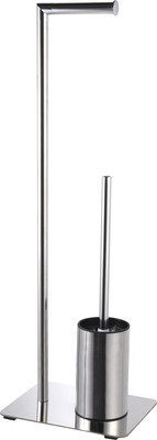 Стойка для туалетной бумаги с ершиком Caspian 90039 (хром)