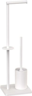 Стойка для туалетной бумаги с ершиком Caspian 90038 (белый)