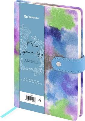 Ежедневник Brauberg Микс яркий / 116238 (160л)