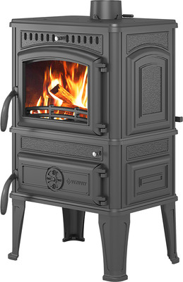 Печь-камин Везувий LV-12 S (антрацит)