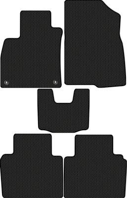Комплект ковриков для авто Alicosta 2259_1 для Honda Accord XI Седан /СY 2022-н.в. (EVA соты, черный)