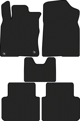 Комплект ковриков для авто Alicosta 2263_1 для Honda Civic XI Седан/FE 2020-н.в (EVA соты, черный)