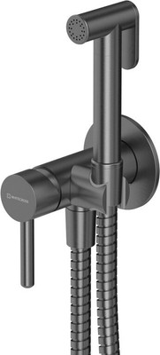 Гигиенический душ со смесителем Whitecross SYSYBI2GM (оружейная сталь)