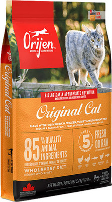 Сухой корм для кошек Orijen Original Биологически соответствующий (17кг)