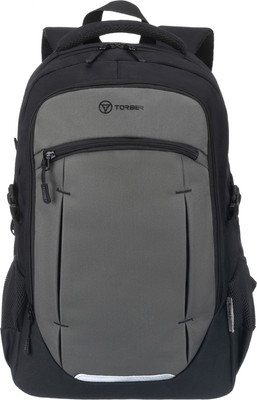 Школьный рюкзак Torber Class X / T9355-24-BG (черный/серый)