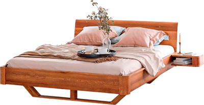 Двуспальная кровать Dipriz Калантея 200x200 / Д.83152.1 (дикий дуб/масло)