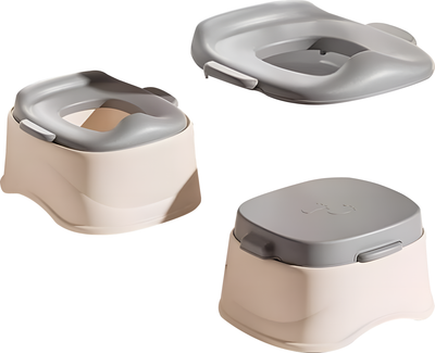 Детский горшок Solmax&Kids SM99507 (белый/серый)