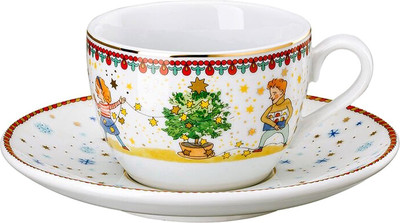 Чашка с блюдцем Hutschenreuther Christmas Lights / 02476-727474-14765