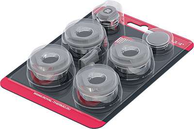 Монтажный комплект для радиатора Royal Thermo 1x1/2" (cеребристый)