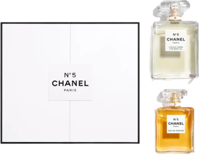 Парфюмерный набор Chanel №5 Парфюмерная вода 50мл+Масло для тела 100мл