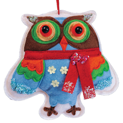Подвеска новогодняя Erich Krause Филин / 34440