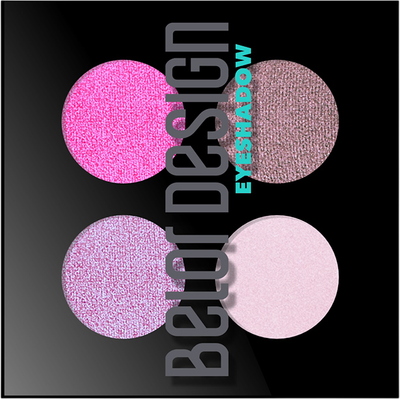 Палетка теней для век Belor Design четырехцветные тон 50