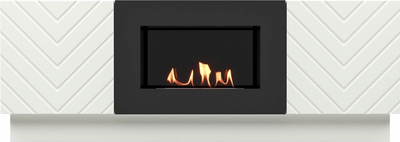 Биокамин Firelight BFP/P-1400V (белый, с тумбой)