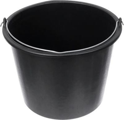 Ведро строительное Toolberg Мерное 20л (черный)