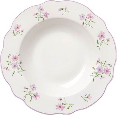 Тарелка столовая глубокая HomeQueen Летние воспоминания 77109 (цветы)