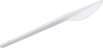 Набор одноразовых ножей Мистерия 142090 (100шт, белый)