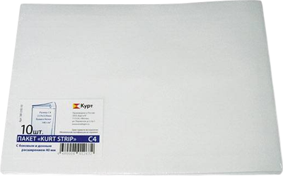 Набор конвертов для цифровой печати Курт С4 / 381230.10 (10шт, белый)