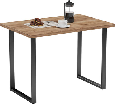 Обеденный стол Soma Tako 92x50 (дуб крафт золотой/черный)