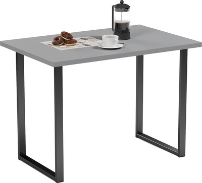 Обеденный стол Soma Tako 92x50 (серый/черный)