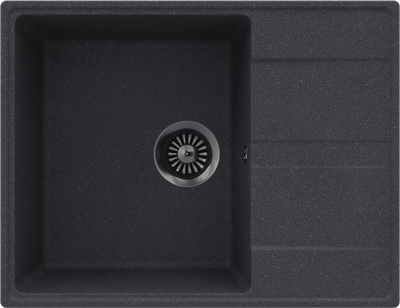 Мойка кухонная Maunfeld Lacrima 650 MFQS-650DGR (темно-серый)