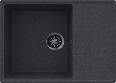 Мойка кухонная Maunfeld Lacrima 700 MFQS-700DGR (темно-серый)