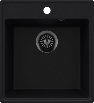 Мойка кухонная Maunfeld Perla 460 MFQS-460B (черный)