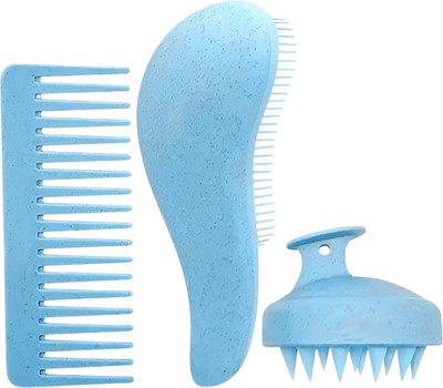 Набор расчесок Kristaller 27749 (голубой)