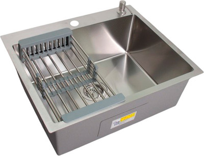 Мойка кухонная Wisent WS-36045D/GER013 (с сифоном, дозатором и коландером)