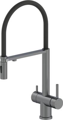 Смеситель Gerhans K14390D-2 (оружейная сталь)