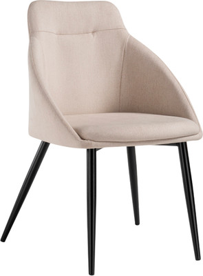 Стул Woodville Фусе (бежевый/черный)