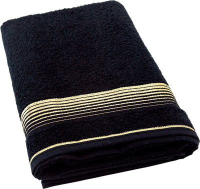 Полотенце АртПостель Гармония Арт Дизайн 50x90 (черный)