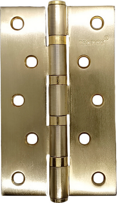 Петля дверная Trodos 125x75x2.5 б/к накладная (золото матовый)