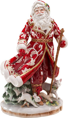 Статуэтка Fitz and Floyd Town & Country. Санта в красном пальто / 1015143