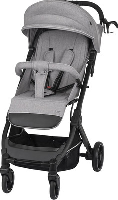 Детская прогулочная коляска INDIGO Trip (светло-серый)
