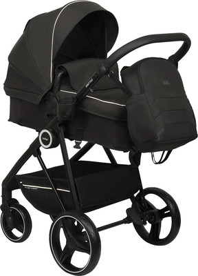 Детская универсальная коляска INDIGO Shuttle 3в1 (черный)