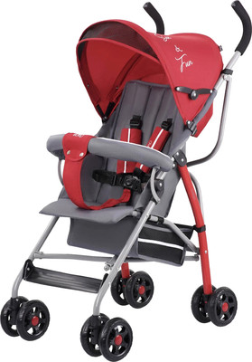 Детская прогулочная коляска INDIGO Bono (красный)