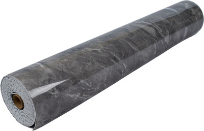 Панель ПВХ Самоклейкин Самоклеющаяся в рулоне Серый мрамор RL-GM6300 (3000x600x2мм)