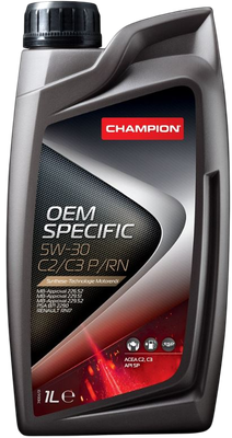 Моторное масло Champion OEM Specific 5W30 C2/C3 P/RN / 1052561 (1л)