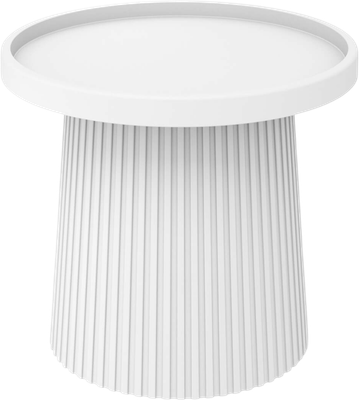 Журнальный столик Sheffilton SHT-CT94 (белый пластик)